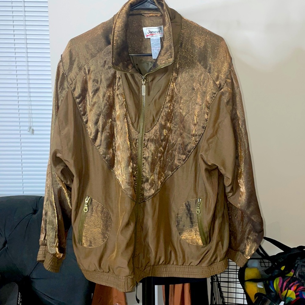 Cute Golden Retro, Vintage track jacket